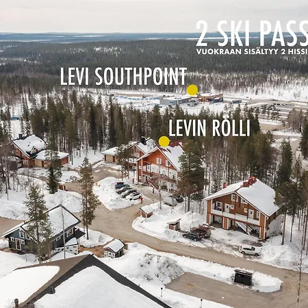 Levin Roelli 1, Ski-in Ski-out Apartment Sirkka